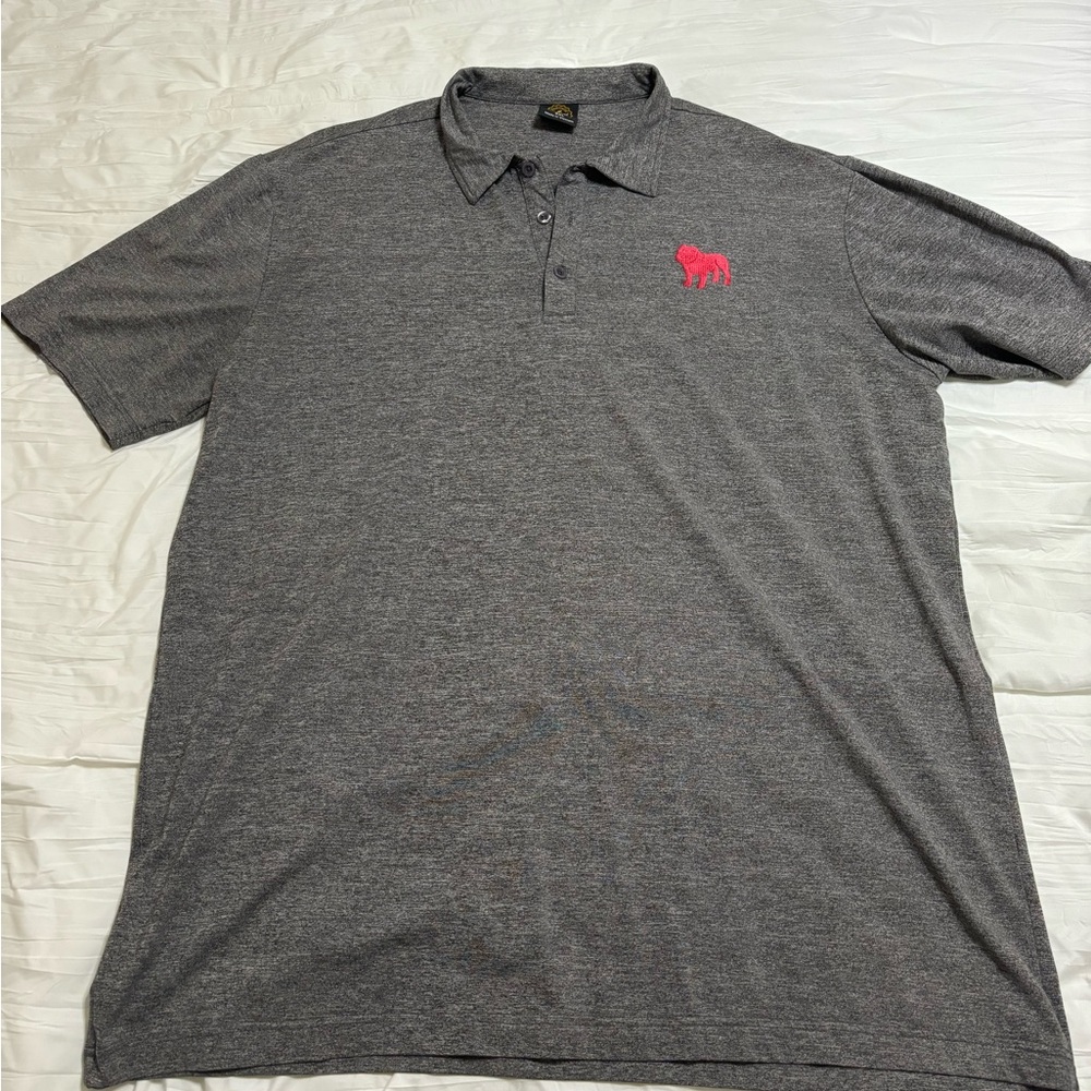 Men’s UGA gray polo 2XL (fits more like XL)